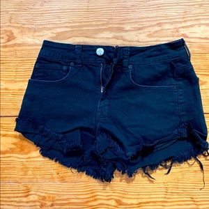 Black American eagle shorts